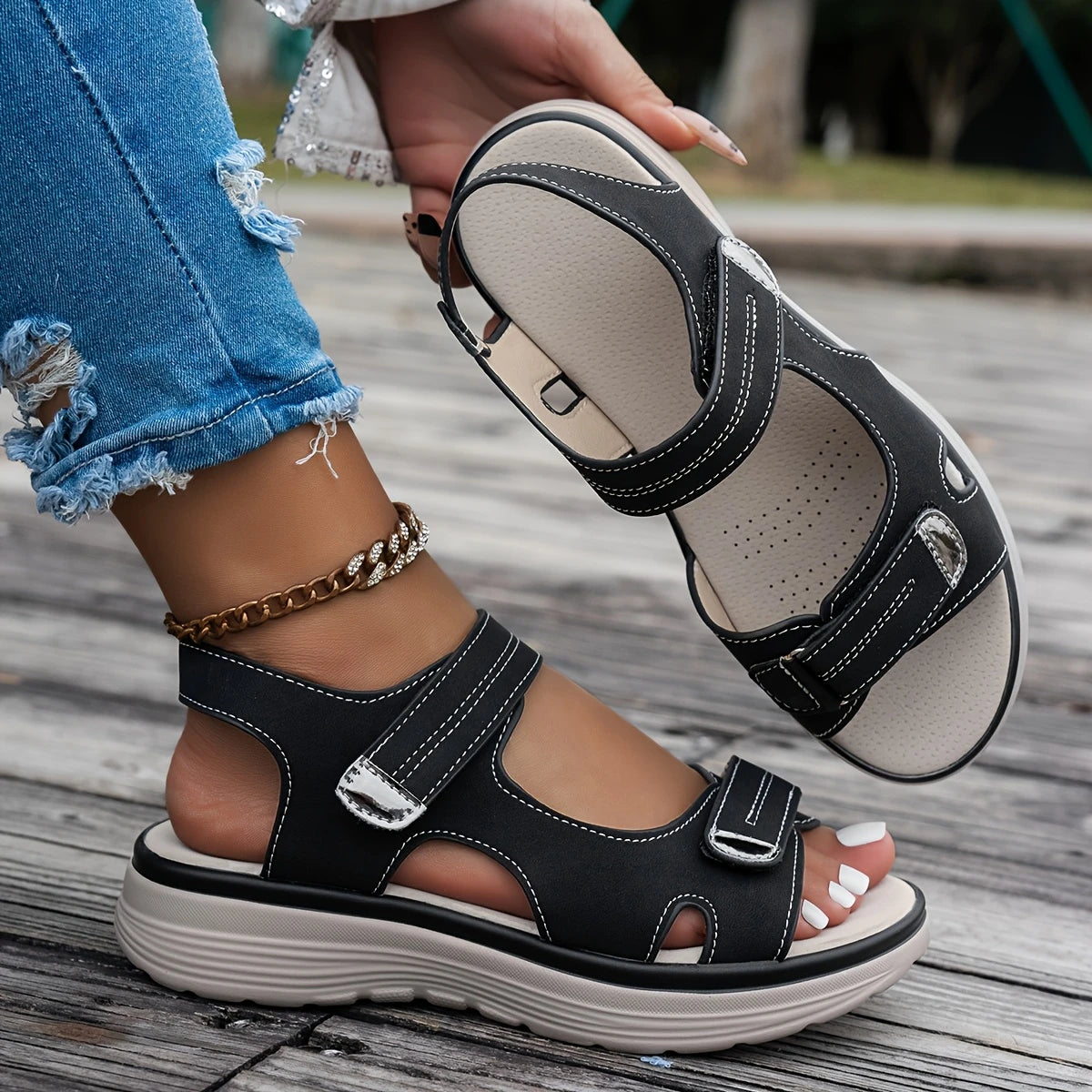 Ulla™ | Komfortabel Sommersandal