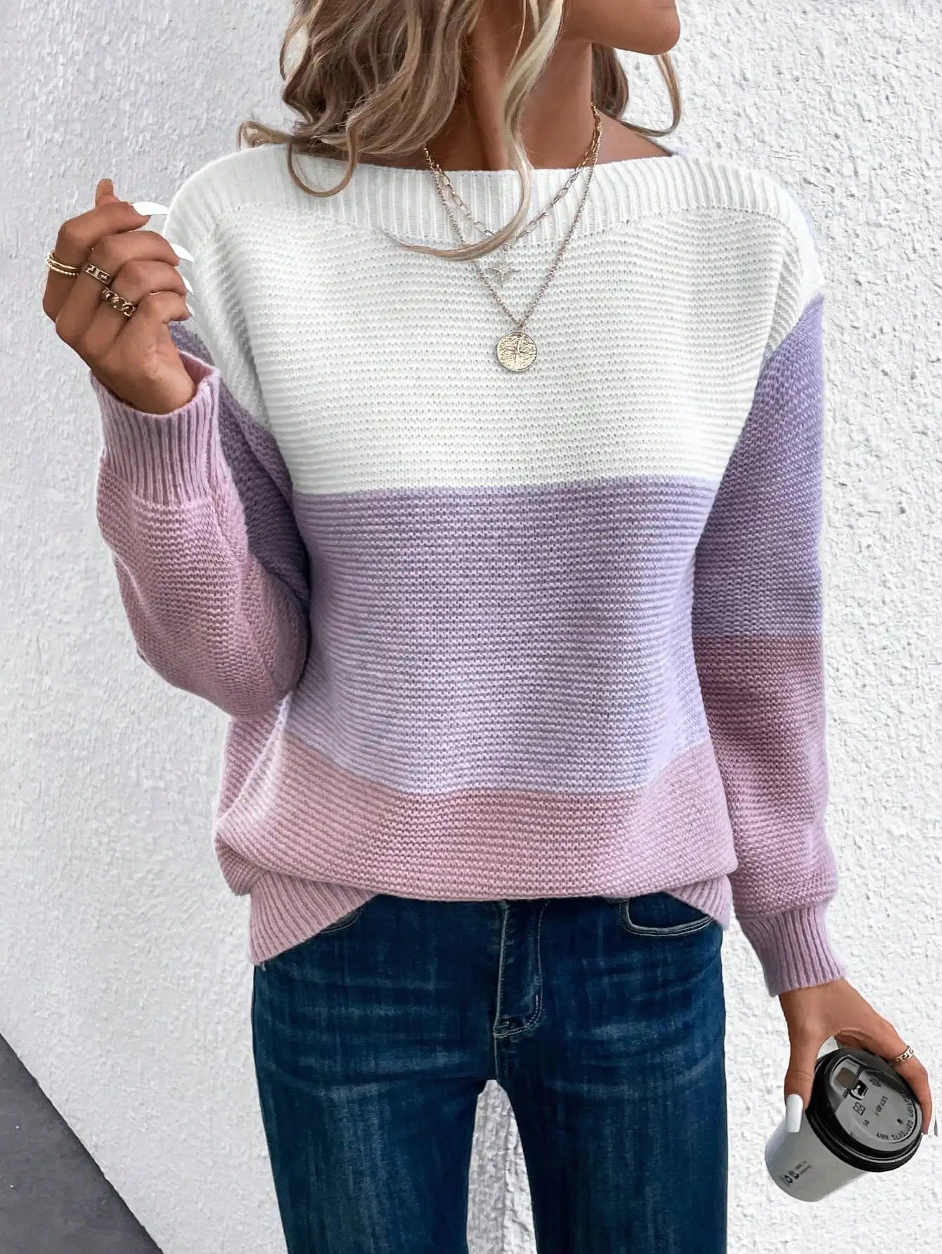 Aurora™ | Ombre strikket sweater