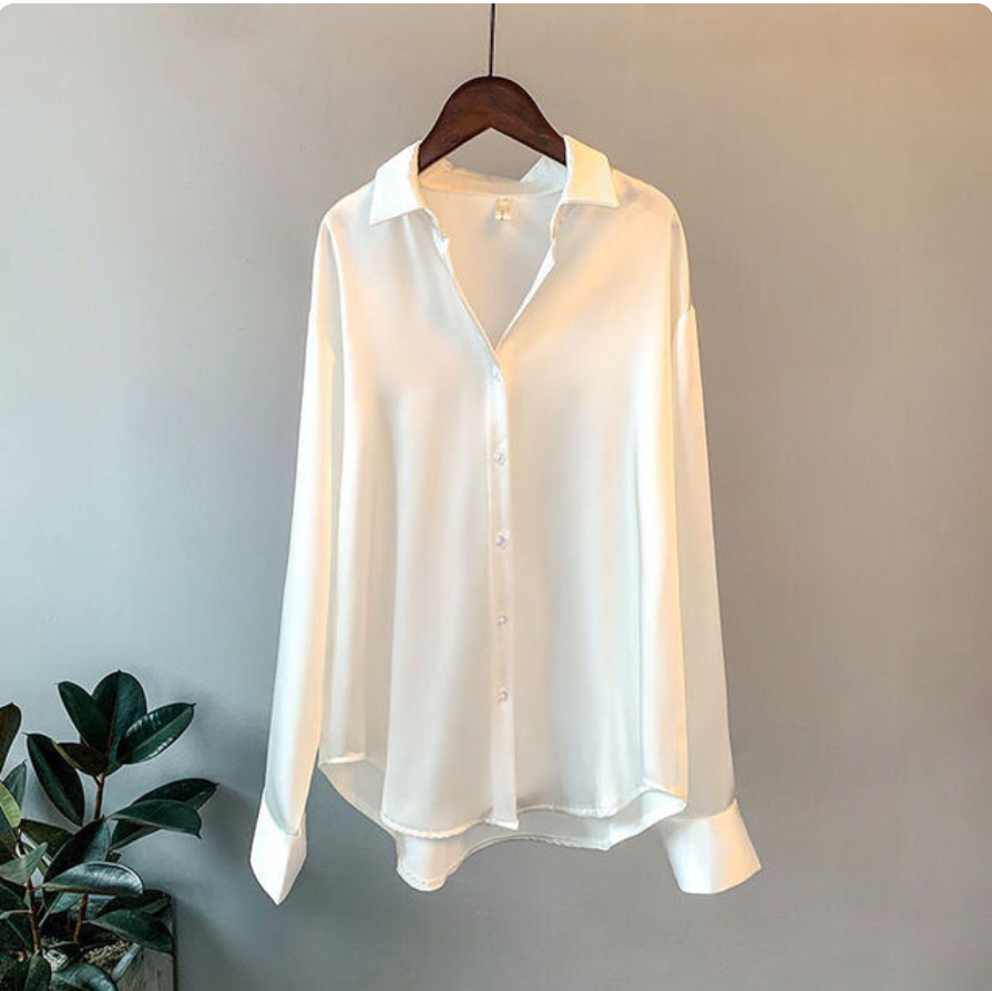 Briget™ - Satin-Skjorte
