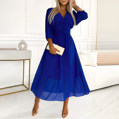 Abigail™ | Let silkeagtig chiffon-kjole