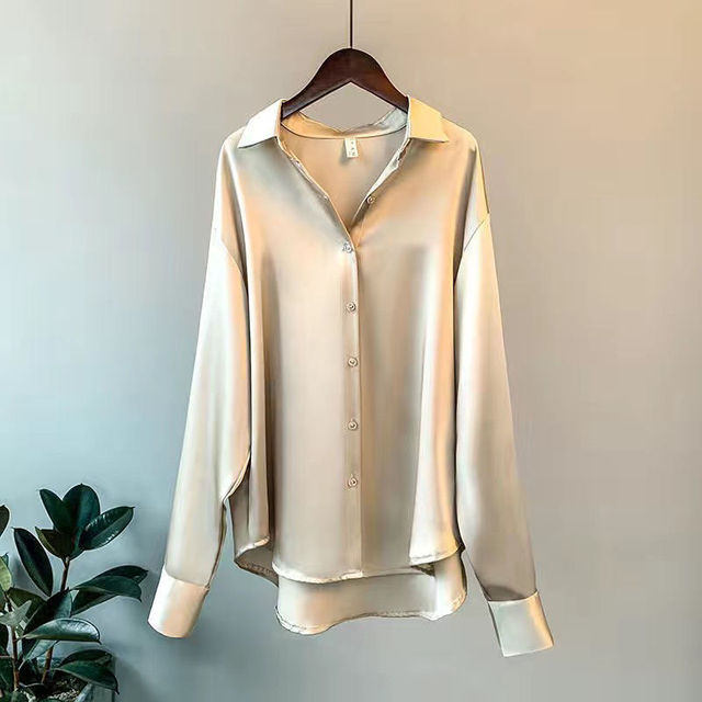 Briget™ - Satin-Skjorte